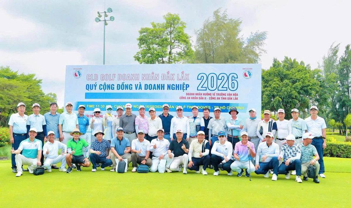 Group Quang Minh - Nam Sơn đồng hành cùng giải golf gây quỹ hỗ trợ học sinh Trường Văn Hóa CAND II - 16/8/2026